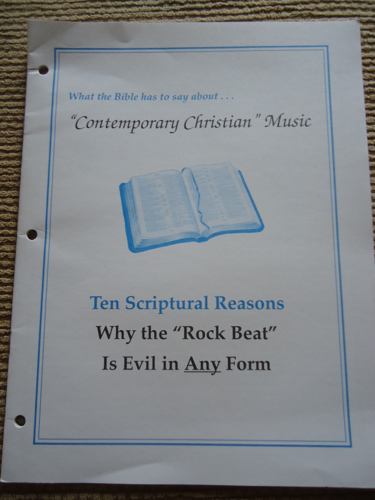 What the Bible has to say about Contemporary Christian Music