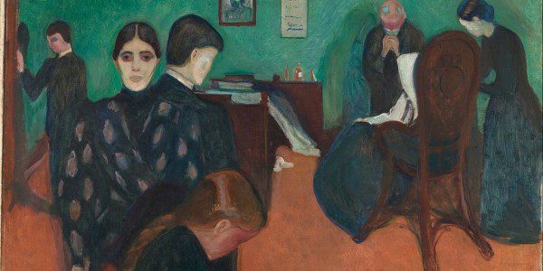 Edvard Munch, Death in the Sickroom, WikiCommons