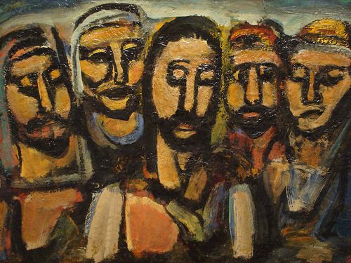 Rouault's Christ and the Apostles, via Flickr CC 2.0
