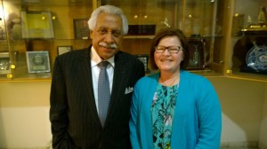 Mayor of Amman, Alek Biltaji and me after our briefing