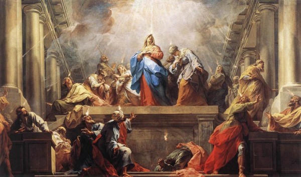 Jean_II_Restout_-_Pentecôte Queenship of Mary