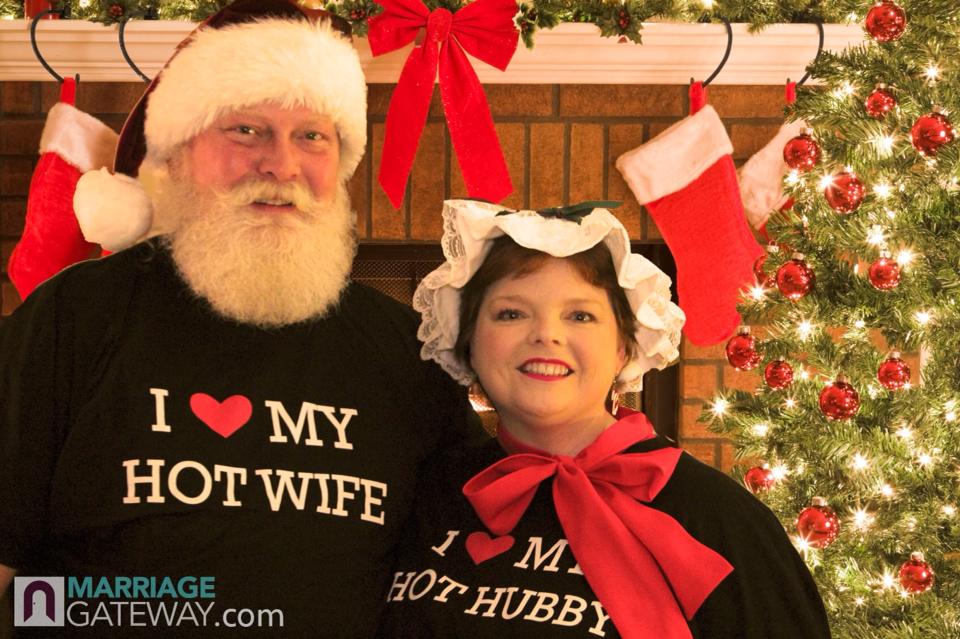Santa and Mrs Claus hot hubby wife