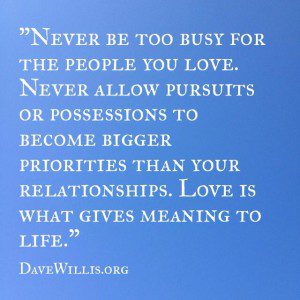 Dave Willis love quote