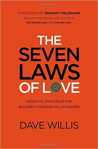 TheSevenLawsofLove #7LawsOfLove 7 laws of love by Dave Willis book cover