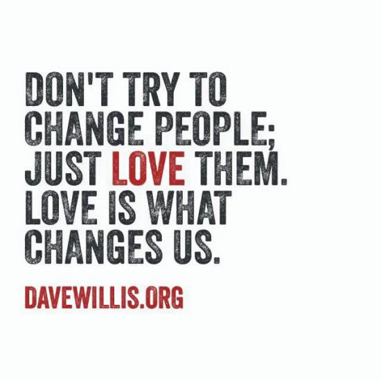 5. You can't change people.