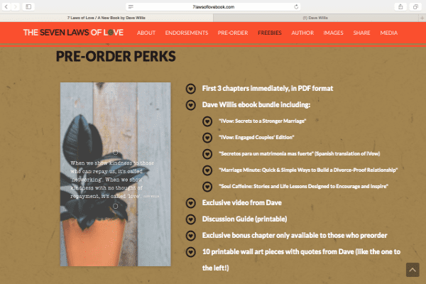 preorder perks