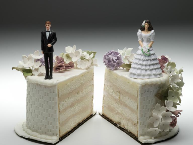 wedding cake divorce