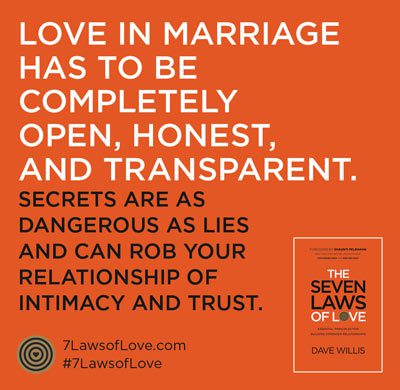 7 laws of love book quote marriage honest Dave Willis