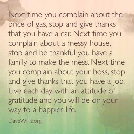 10. Choose to be thankful.