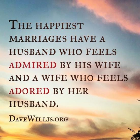 3. Love your spouse even when they're not being lovable and respect your spouse even when they're not being respectful. 