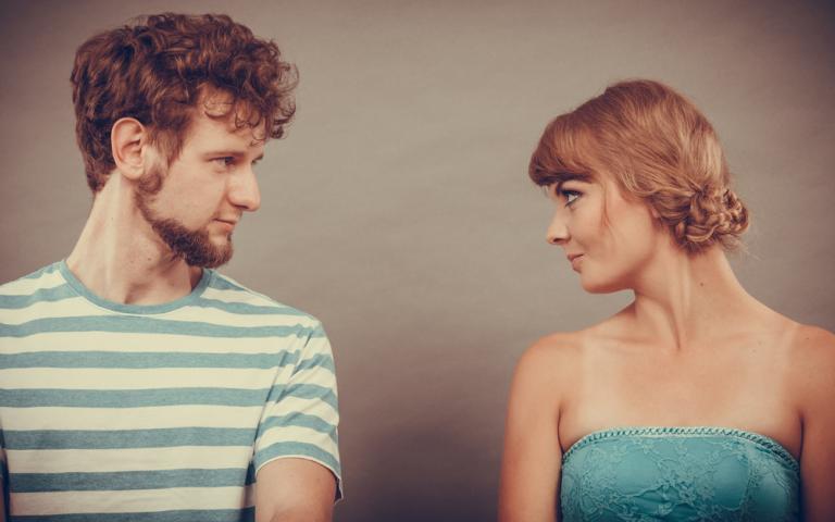 Image result for girl staring men