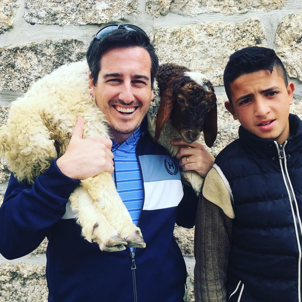 I got to hangout with a shepherd boy in Bethlehem  next to the field where the angels appeared to shepherds to announce Jesus' birth. Pretty cool!