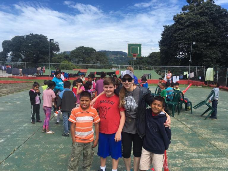 Ashley Willis and son Cooper at Casa Shalom orphanage in Guatemala