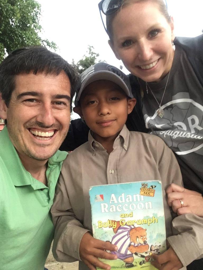 Dave and Ashley Willis with Luis at Casa Shalom Orphanage in Guatemala