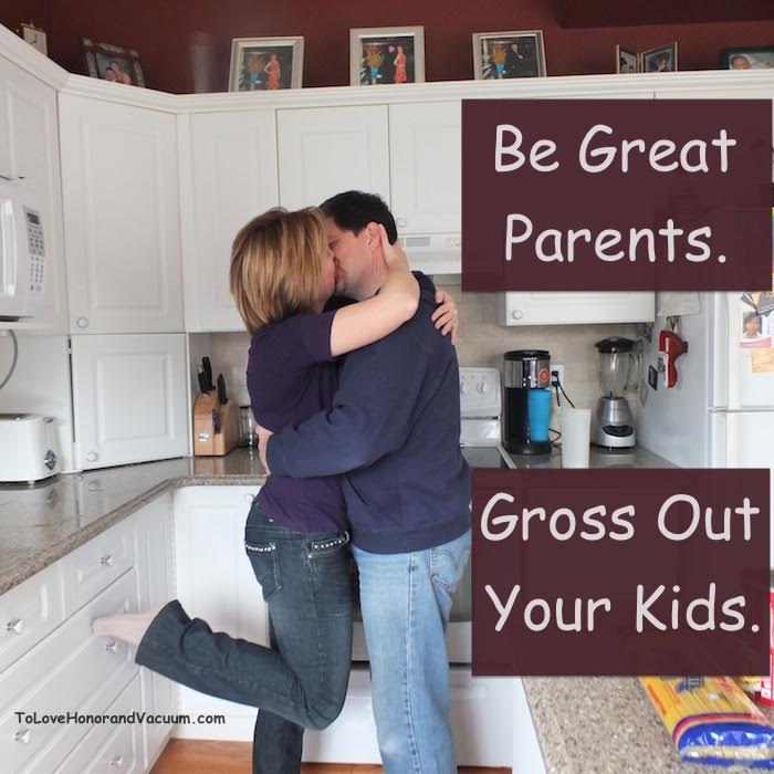 Be Great Parents. Gross out your kids.