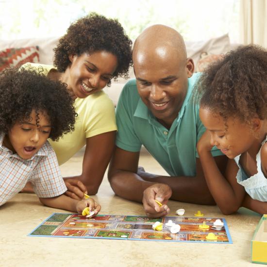 4. Have lots of board games on hand for those who aren't watching football or parades on television.