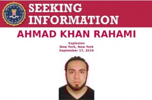 The perpetrator of the Chelsea and Lincoln Bombings, Ahmad Khan Rahami 