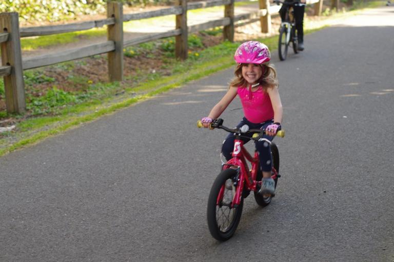 My youngest used this “isolation” time to actually properly learn how to ride a two-wheeler. You can see how distraught she is about this accomplishment.