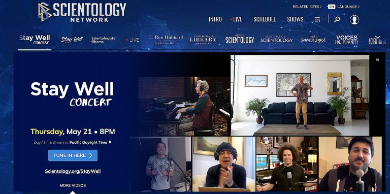 Stay Well concert on Scientology Network
