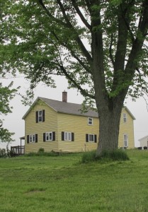 Kaddish. An early 20th century frame farmhouse near Scottville, Michigan. Photo by Barbara Newhall