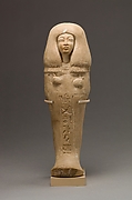 Religious art. Shabti of Isis, Singer of the Aten Date:ca. 1353–1336 B.C. Medium: Limestone Accession Number: 66.99.38 Location: The Met Fifth Avenue in Gallery 122