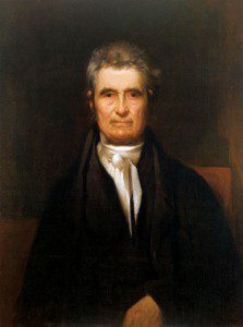 Chief Justice John Marshall was appointed by a lame-duck president and confirmed by a lame-duck Senate. But, you know, it's not like he ever did anything consequential.