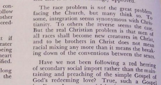 Another example of Bell's "moderate" views, from the Southern Presbyterian Journal. (click pic for link to source)