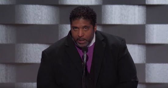Then again, the Rev. Barber was not wearing an American flag lapel pin, so we should probably disregard everything he had to say.