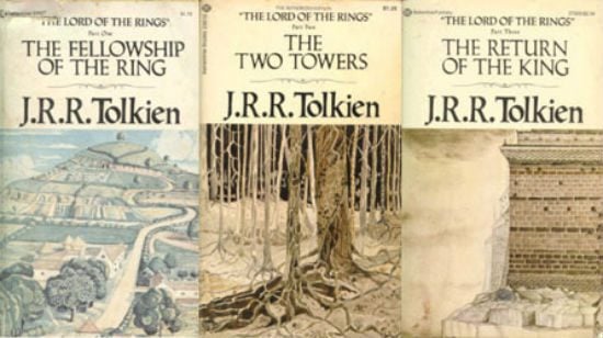 I read these four times, yet somehow never noticed any of the bits about hobbits or elves.