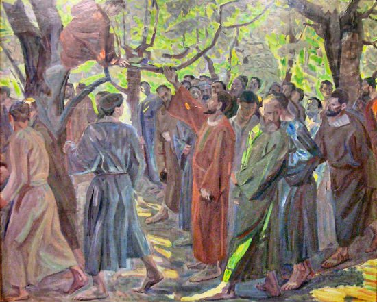 How to Recognise Jubilee From Quite A Long Way Away. No. 1: The sycamore. The. Sycamore. ("Christ and Zacchaeus" by Niels Larsen Stevns, 1913, via Wikimedia)