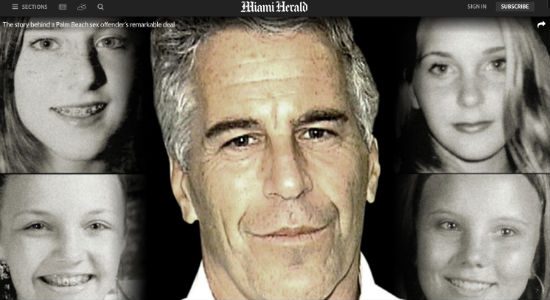 Image result for when did trump epstein have a business falling out 2003