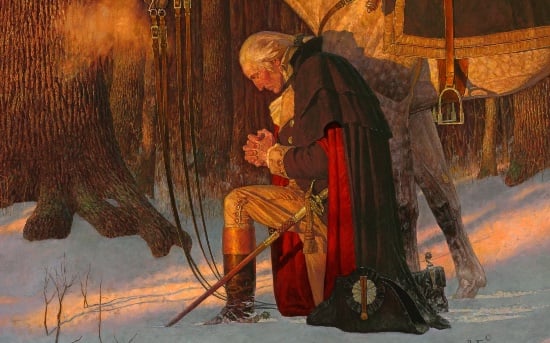 George Washington Praying For The Return Of His Slaves