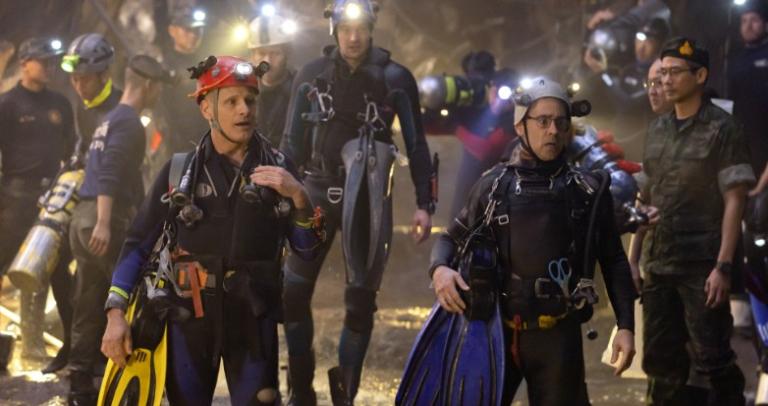 Cave divers attempt a rescue