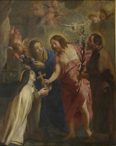 Gaspar de Crayer, The vision of St. Theresa of Avila, Wikimedia Commons Public Domain