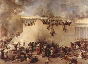 Fall of Jerusalem temple in AD 70