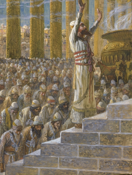 James Tissot, Solomon Dedicates the Temple. Image is in the public domain. 