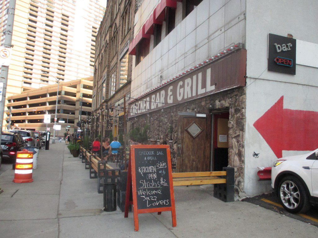 checker bar