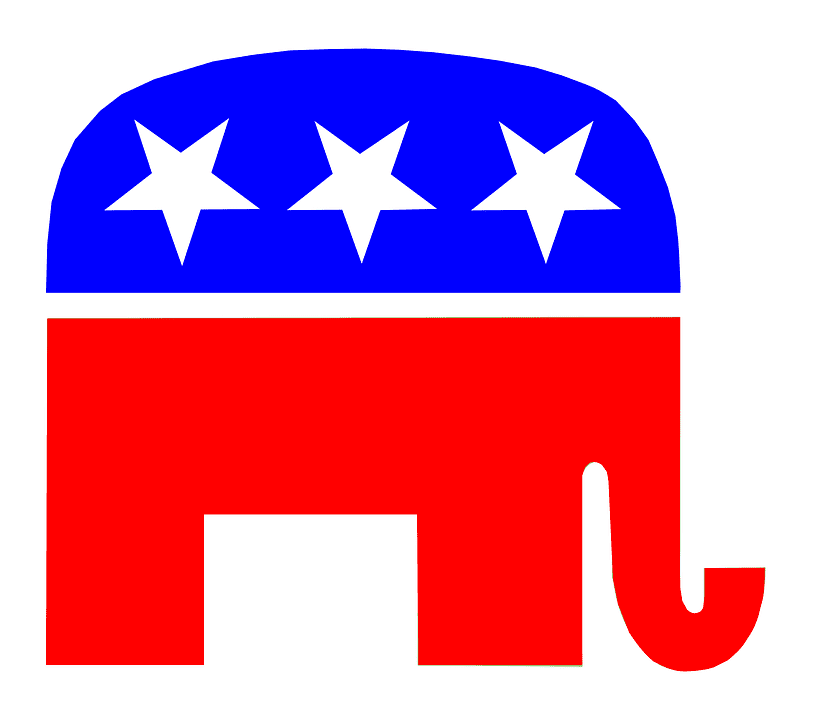 from Pixabay (public domain), https://pixabay.com/en/republicans-elephant-political-party-303843/