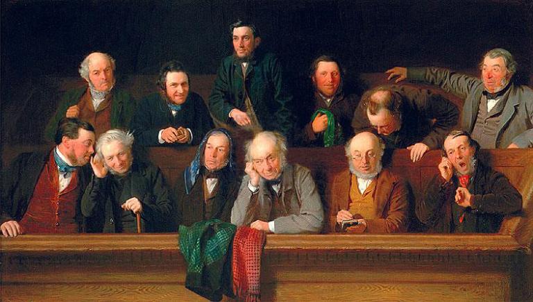 https://commons.wikimedia.org/wiki/File%3AThe_Jury_by_John_Morgan.jpg; John Morgan [Public domain], via Wikimedia Commons