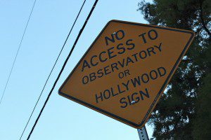 NO Hollywood access. (Credit: Eli Duke, CC-SA.)