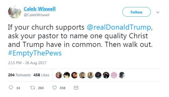 Granted, the Bible itself would disagree with him there, it's a nice sentiment.