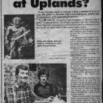 A newspaper clipping at the time, with decorations. (Click to enlarge.)