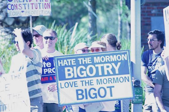 Hate the Mormon bigotry, love the Mormon bigot. (John Nakamura Remy, CC.)
