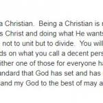 And here we have a Christian lecturing someone on missing the point--while missing the point. (Disqus comment)