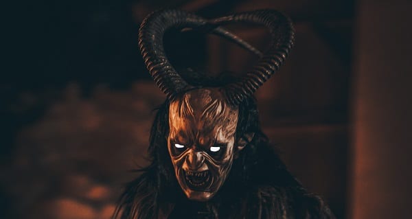 a leering demon krampus for bernice krueger