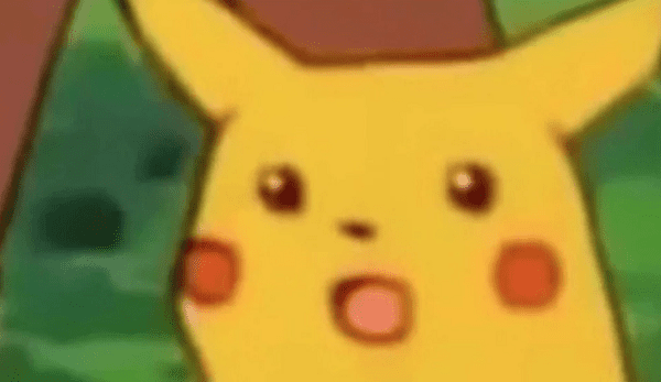 surprised pikachu is surprised
