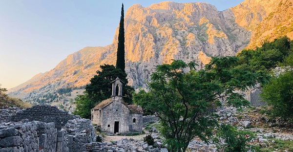 church ruins in montenegro