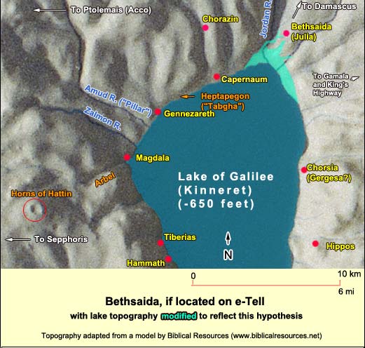 Can You Dig It Part One Ben Witherington   Bethsaida Map 