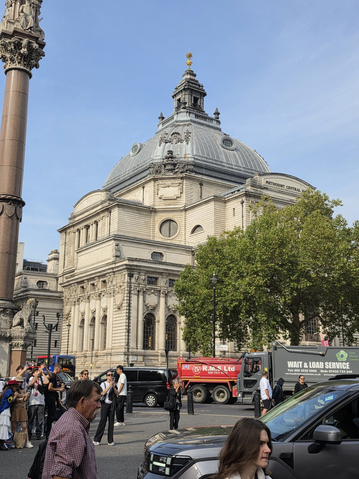 Methodist Central Hall and Westminster Abbey