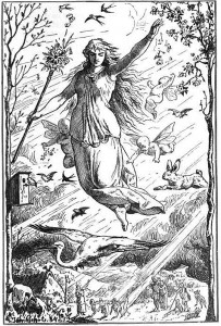 Ostara by Johannes Gehrts, 1884